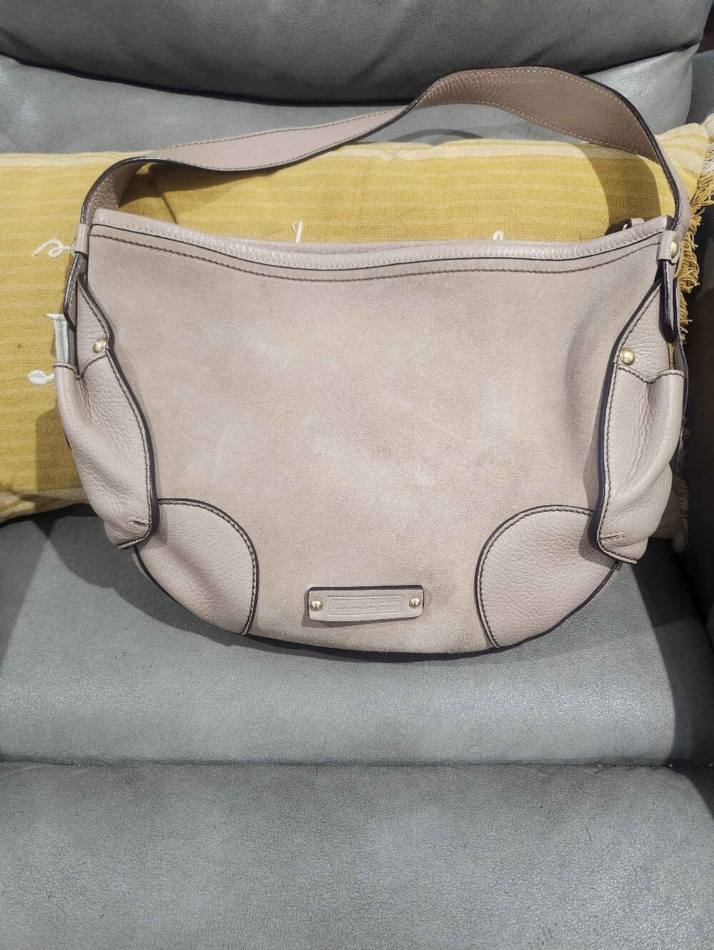 AUTHENTIC FERRAGAMO Neutral Taupe Shoulder Bag - Women Bags